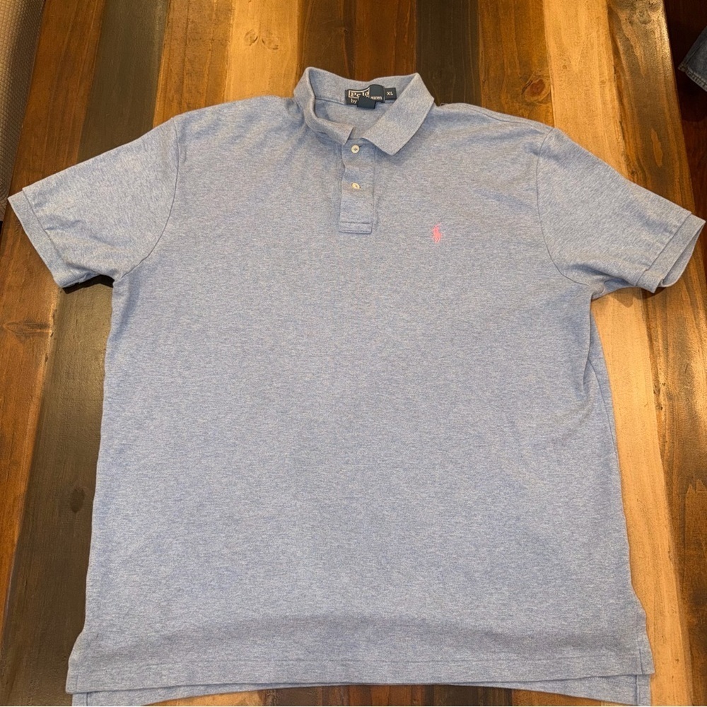 Vintage Polo by Ralph Lauren Men’s Blue Polo Shirt – Size XL